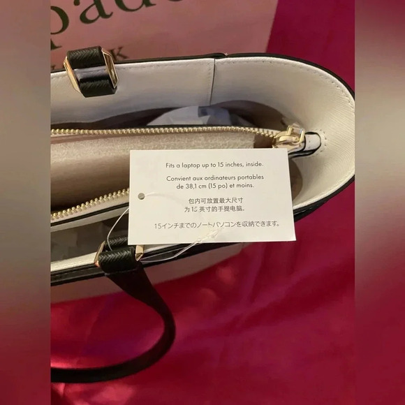 NWT KATE SPADE ♠️ Staci Colorblock Laptop Tote - Picture 11 of 12